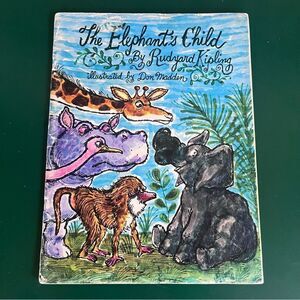 The Elephants Child Paperback Book Vintage Rudyard Kipling